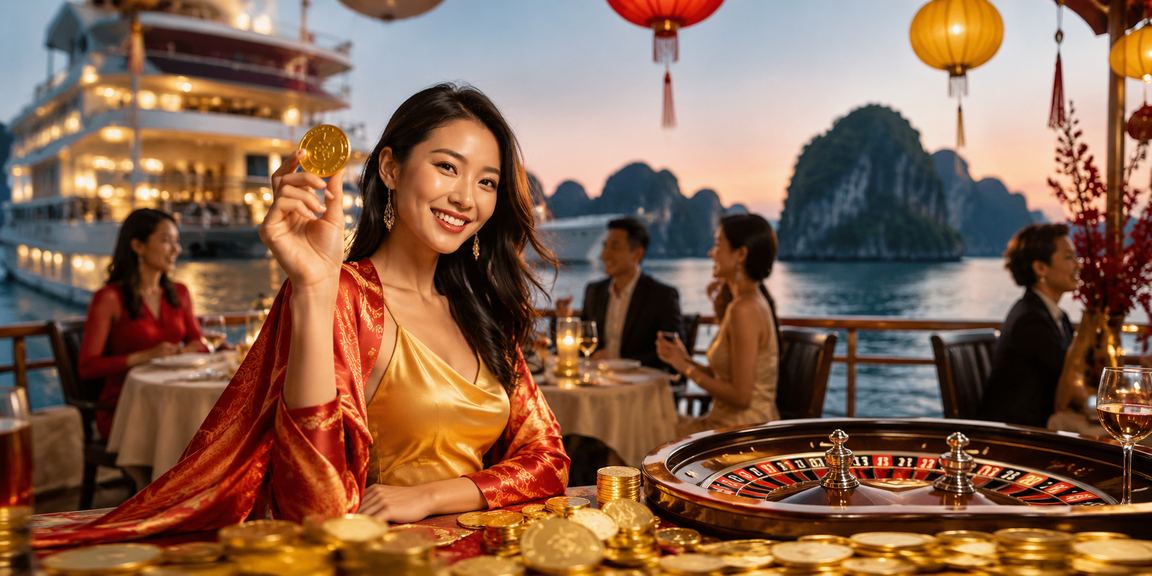 Không khí lễ hội Hạ Long minh họa đánh giá casino trực tuyến theo bối cảnh